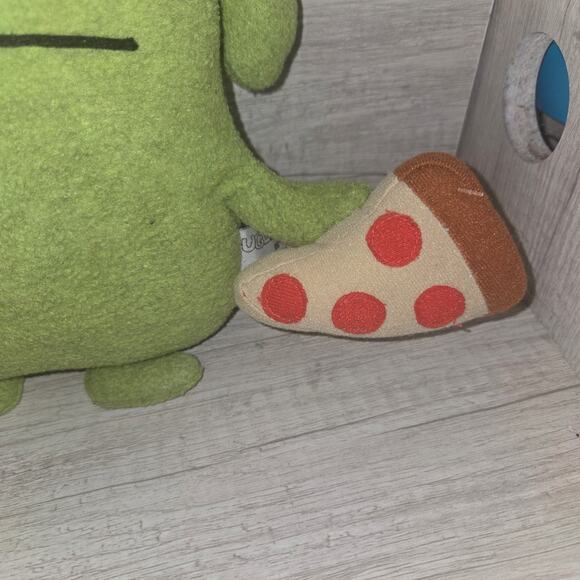 UGLYDOLL 9" Ugly Doll 2013 OX PIZZA Slice Green Retired - Picture 2 of 12